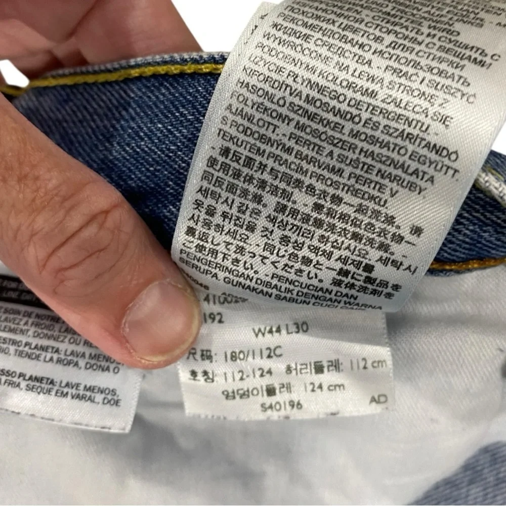 LEVI’S Men’s 560 Relaxed Blue Jeans Classic American Style sz 44 dad Jean baggy